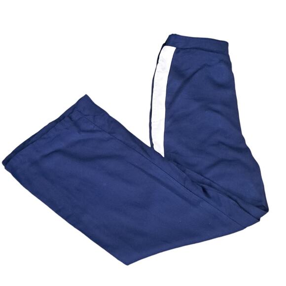 Mia Chica Girl's Navy Blue Striped Wide Leg Capris Size Medium NWT - Picture 9 of 9